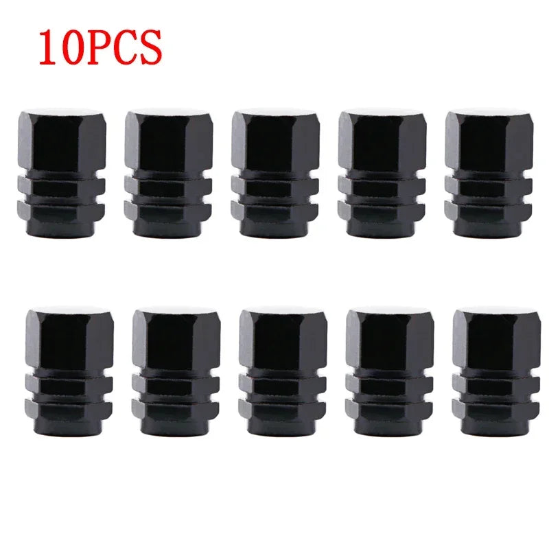 4/10Pcs Car Wheel Tire Valve Stems Caps Aluminum Tyre Rim Stem Covers Airdust Waterproof