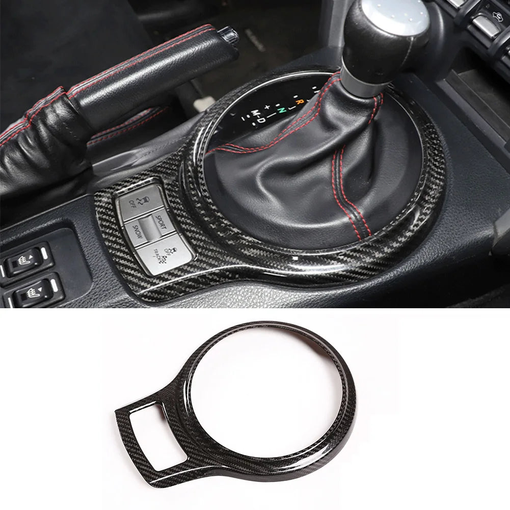 Carbon Fiber Car Door Handle Center Console Gear Panel Air Outlet Frame Cover Trim For Toyota 86 Subaru BRZ SCION FR-S 2012-2020
