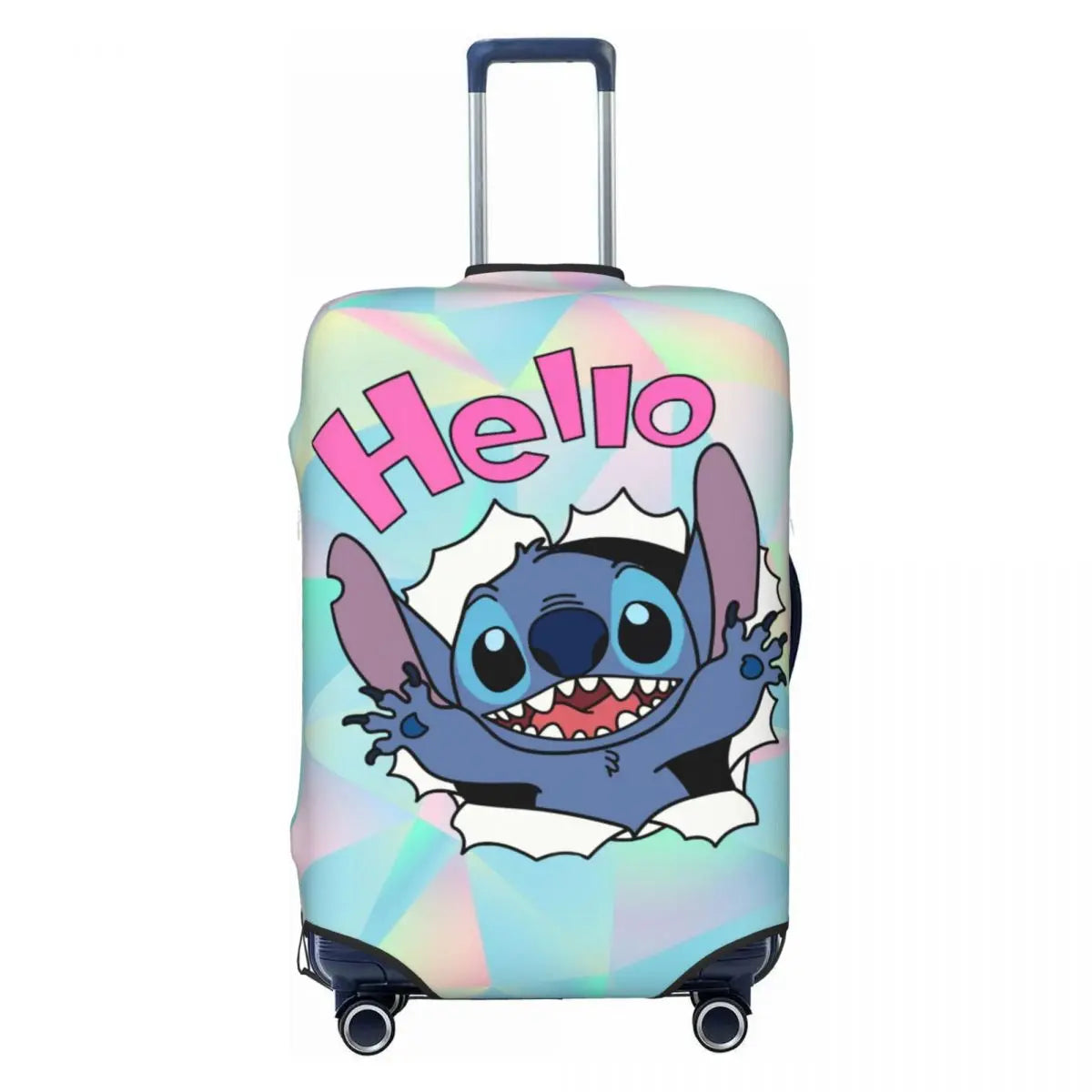 Custom Stitch Cartoon Suitcase Cover Washable Travel Luggage Covers for 18-32 inch