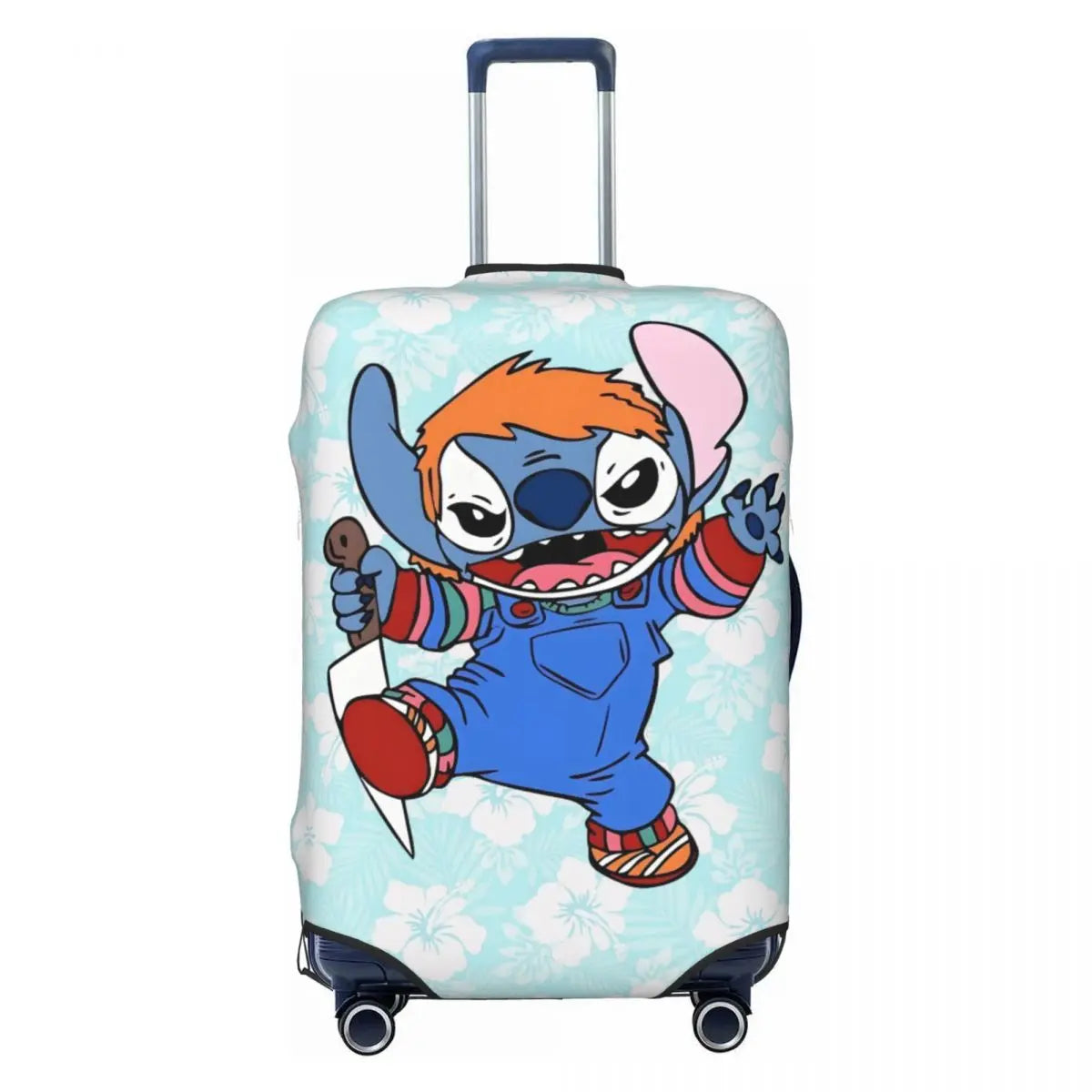 Custom Stitch Cartoon Suitcase Cover Washable Travel Luggage Covers for 18-32 inch