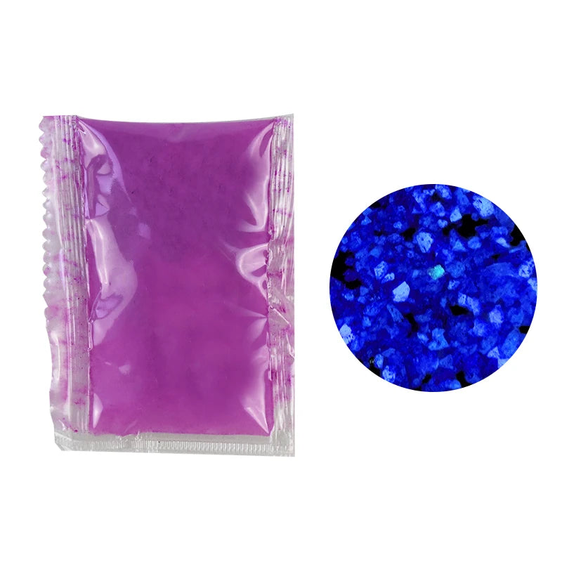 30g Luminous Sand Stones Garden Park Road Pebbles Glow In Dark Ornaments For Party Aquariums Fish Tank Decoration Stone Ornament