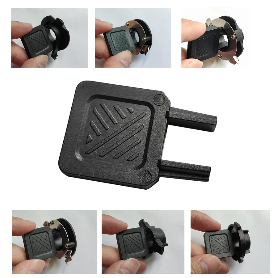 NHAUTP 1 Pair ABS H7 LED Adapter Holder Installation Tool Key
