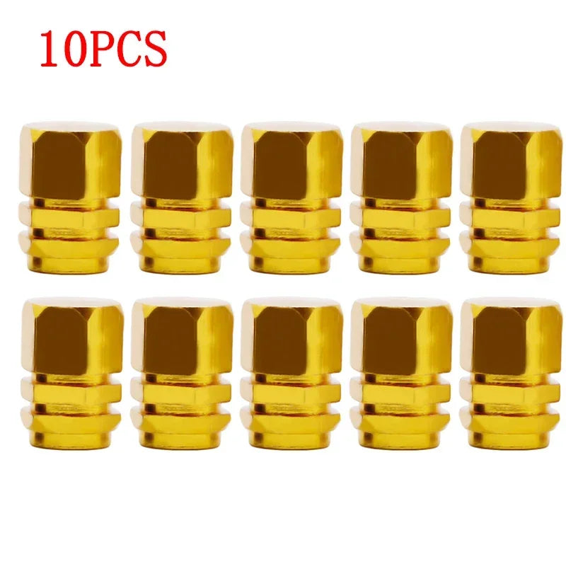 4/10Pcs Car Wheel Tire Valve Stems Caps Aluminum Tyre Rim Stem Covers Airdust Waterproof
