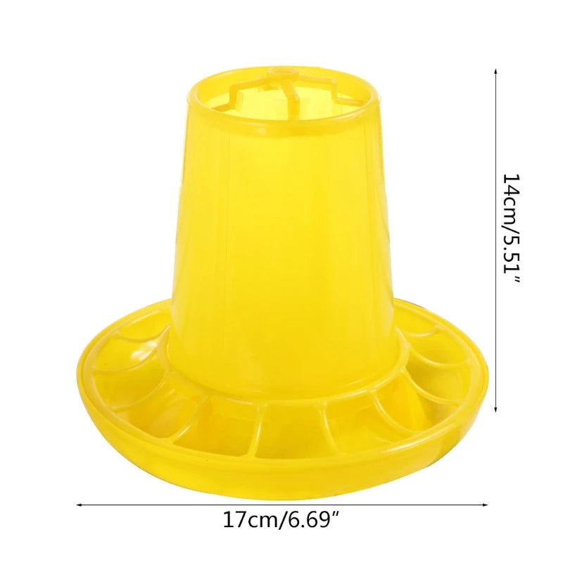 Chick Feeder Automatic Small Poultry Dispensers Chicken Feeders Safe Plastic Material Birds Feeder for Farm C9GA