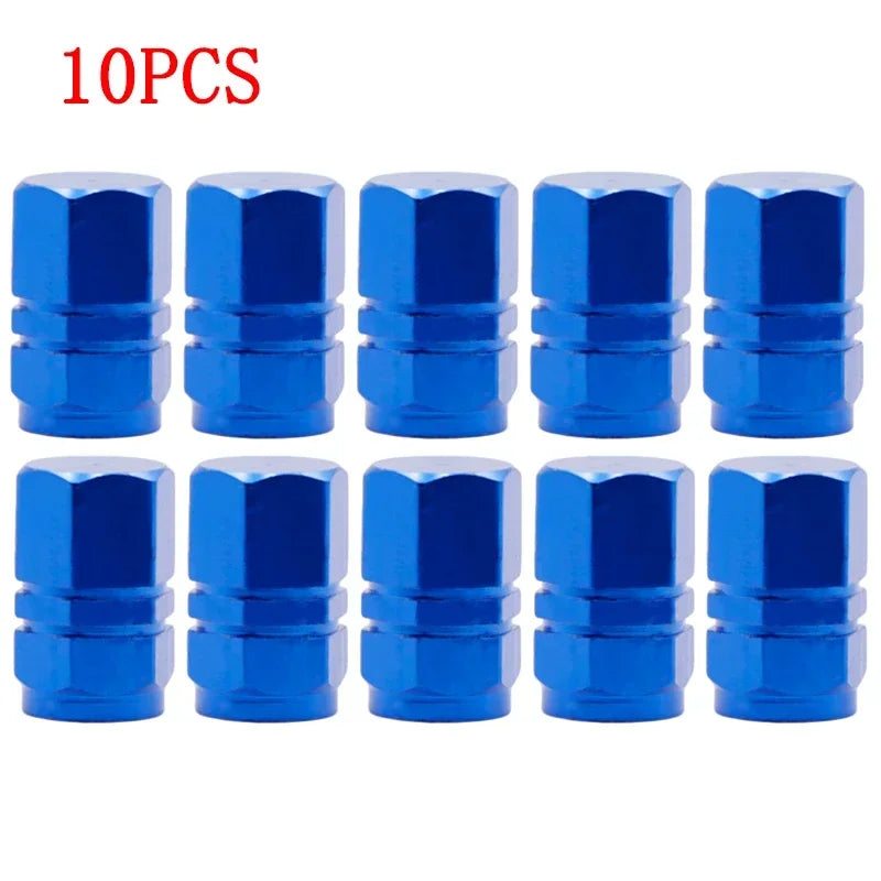 4/10Pcs Car Wheel Tire Valve Stems Caps Aluminum Tyre Rim Stem Covers Airdust Waterproof