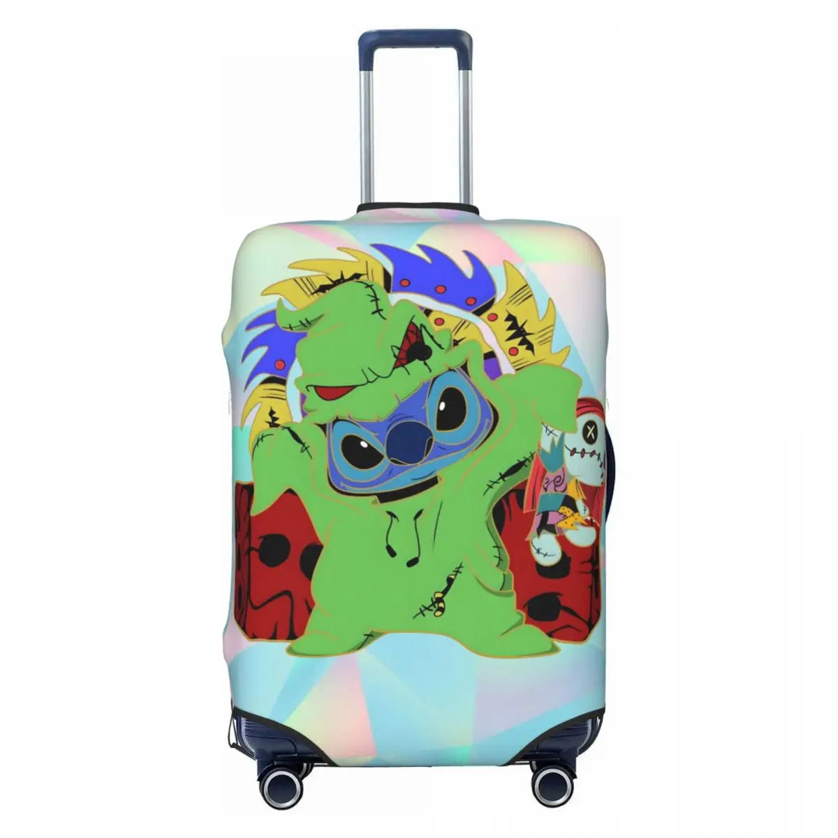 Custom Stitch Cartoon Suitcase Cover Washable Travel Luggage Covers for 18-32 inch