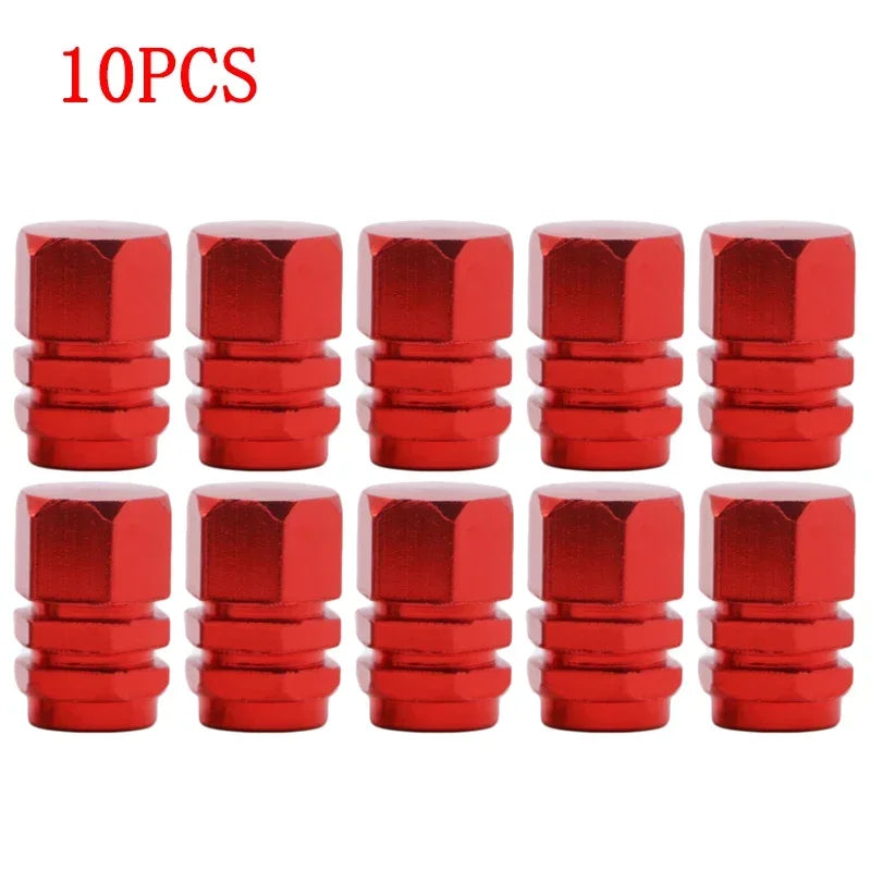 4/10Pcs Car Wheel Tire Valve Stems Caps Aluminum Tyre Rim Stem Covers Airdust Waterproof