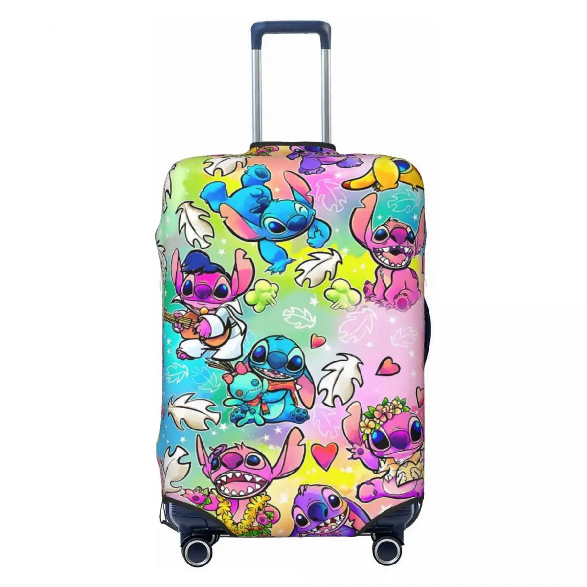 Custom Stitch Cartoon Suitcase Cover Washable Travel Luggage Covers for 18-32 inch
