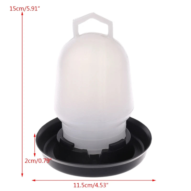 Chick Feeder Automatic Small Poultry Dispensers Chicken Feeders Safe Plastic Material Birds Feeder for Farm C9GA
