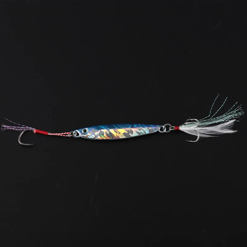 Fishing Glow Jigs 15g/6cm 7g/10g/20g/25g Jigbait Lure Shore Cast Decoys Metal Bait Artificial Lures 1 Piece Sale