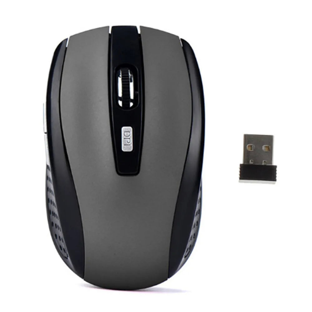 Wireless Mouse Silent Mouse 2.4G Portable Mobile Optical Office Mouse Adjustable DPI Levels for Notebook PC Laptop MacBook