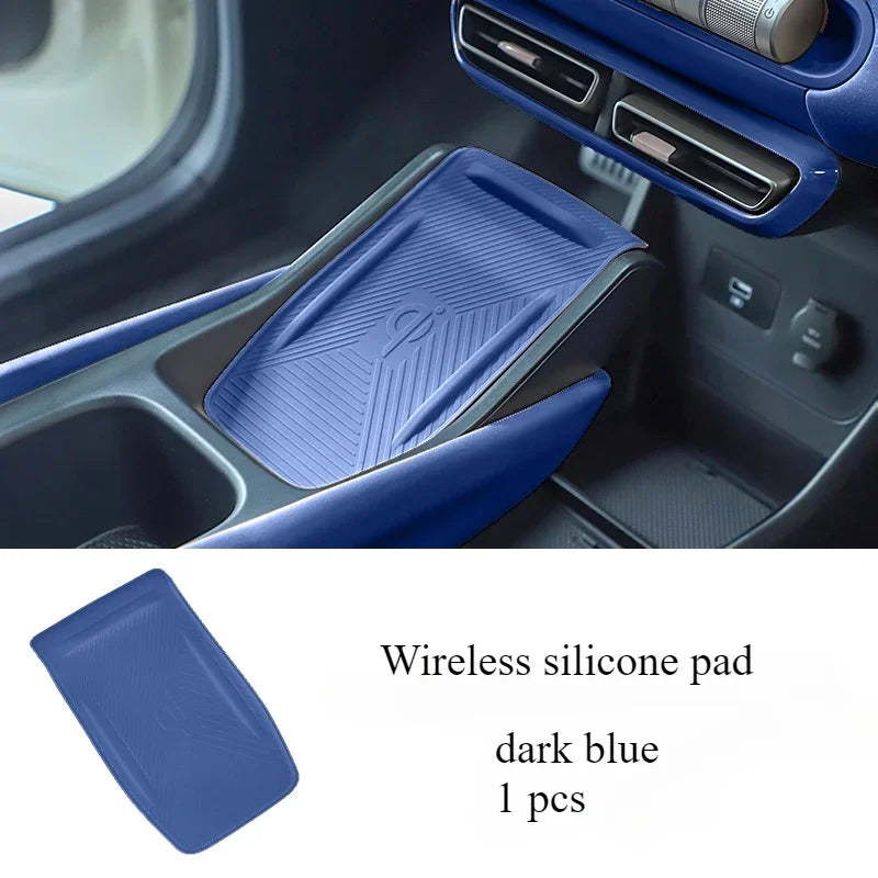 For BYD Seagull Wireless Charging Silicone Pad Interior Cup Holder Special Products Decorative Protection Artifact Accessories