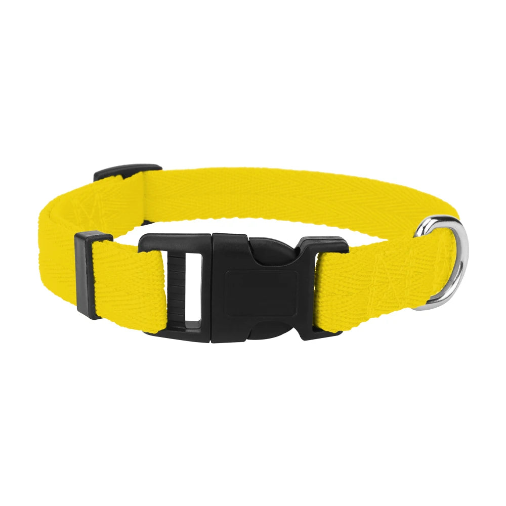 Adjustable Dog Collars for Small Medium Large Dogs,Thin Nylon Webbing & Quick Release Plastic Buckle Dog Collar Pet Accessories