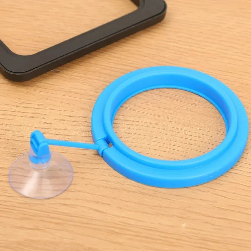 Aquarium Feeding Ring Fish Tank Station Floating Food Tray Feeder Square Circle Accessories Fish Foods Feeder With Suction Cup