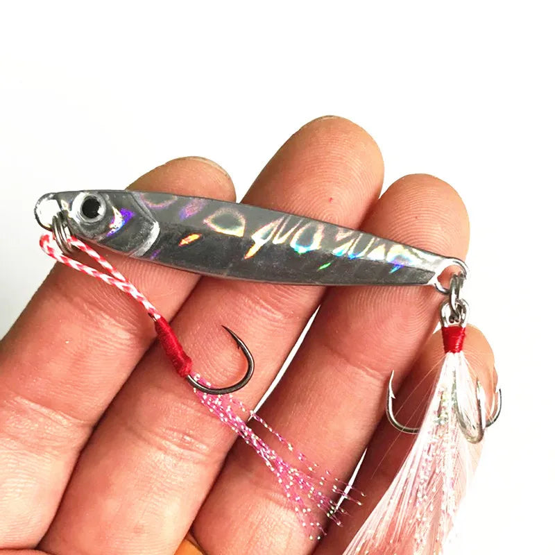 Fishing Glow Jigs 15g/6cm 7g/10g/20g/25g Jigbait Lure Shore Cast Decoys Metal Bait Artificial Lures 1 Piece Sale