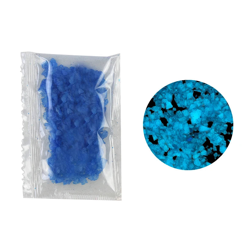 30g Luminous Sand Stones Garden Park Road Pebbles Glow In Dark Ornaments For Party Aquariums Fish Tank Decoration Stone Ornament