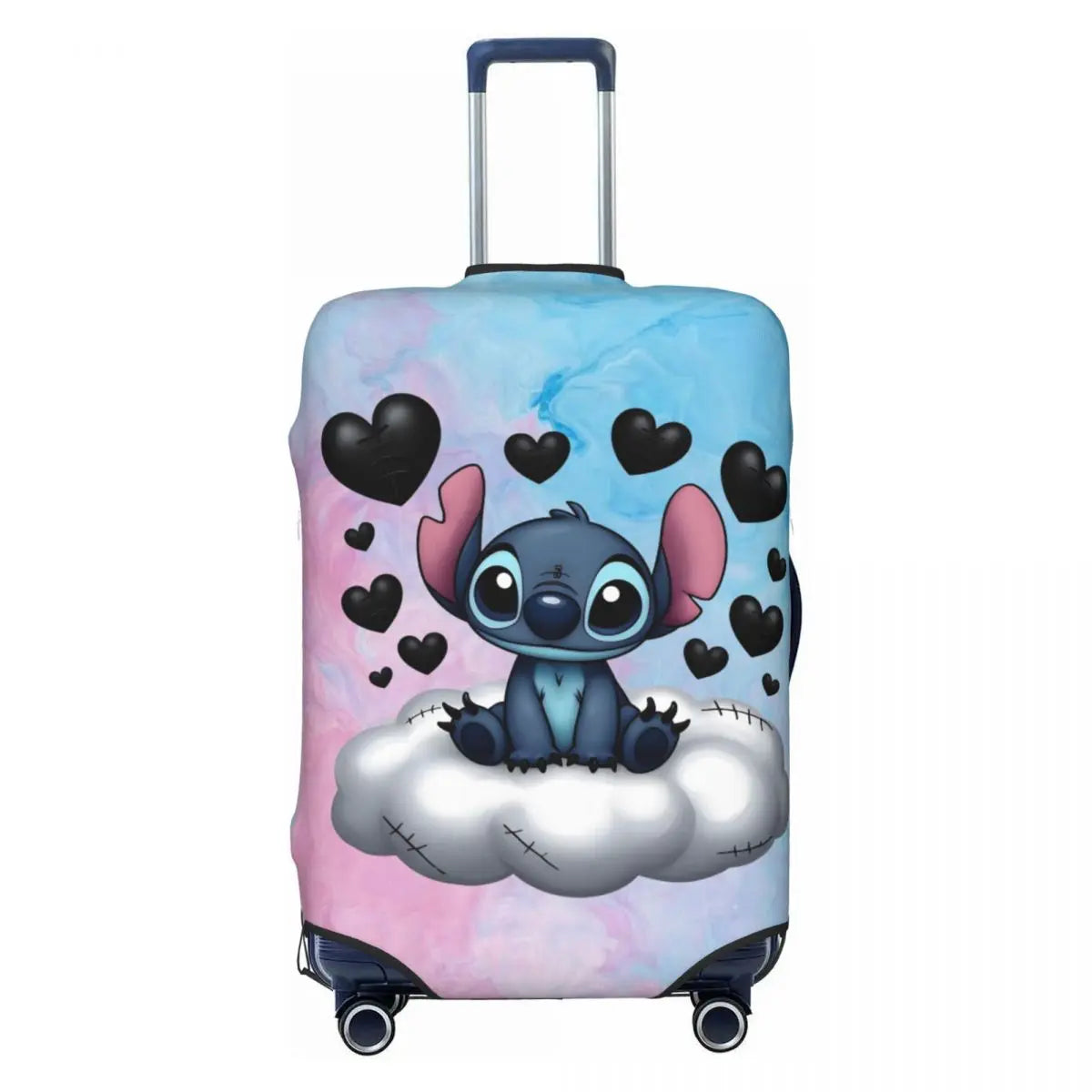 Custom Stitch Cartoon Suitcase Cover Washable Travel Luggage Covers for 18-32 inch