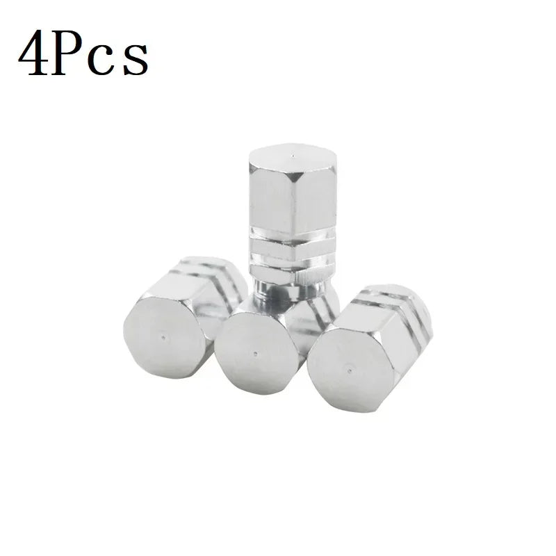 4/10Pcs Car Wheel Tire Valve Stems Caps Aluminum Tyre Rim Stem Covers Airdust Waterproof