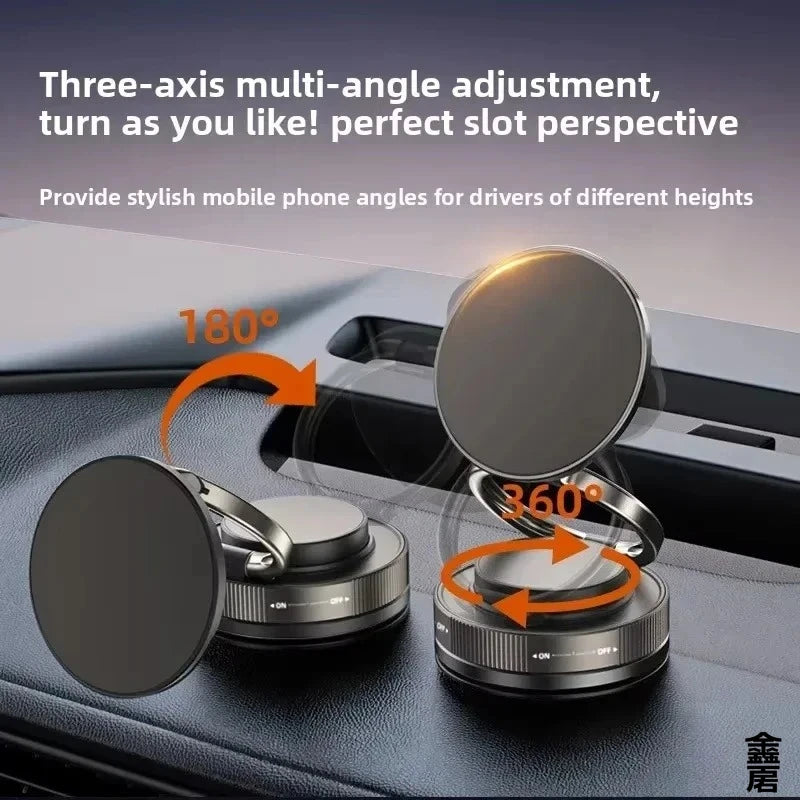 Vacuum Magnetic Phone Holder Stand, for Magsafe Suction Cup Phone MountAdjustable Swivel Lock, for Your Car/Gym/Mirror