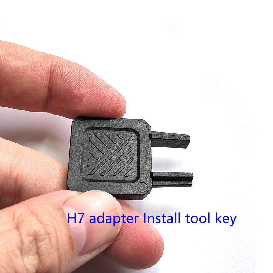NHAUTP 1 Pair ABS H7 LED Adapter Holder Installation Tool Key