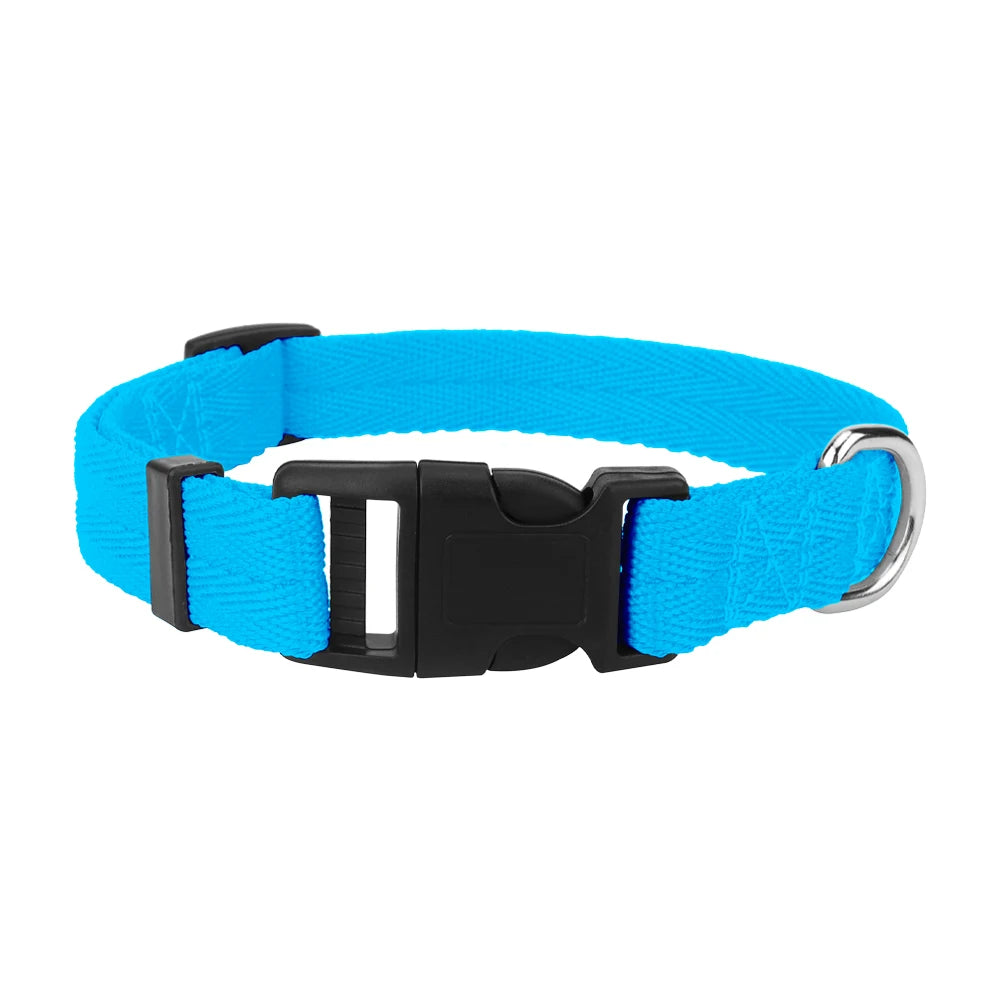 Adjustable Dog Collars for Small Medium Large Dogs,Thin Nylon Webbing & Quick Release Plastic Buckle Dog Collar Pet Accessories