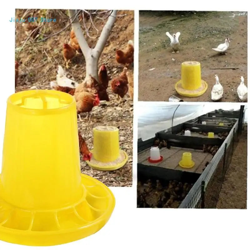 Chick Feeder Automatic Small Poultry Dispensers Chicken Feeders Safe Plastic Material Birds Feeder for Farm C9GA