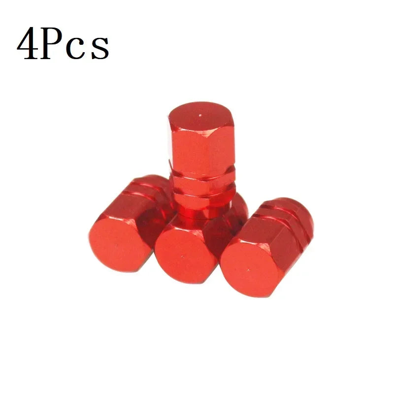 4/10Pcs Car Wheel Tire Valve Stems Caps Aluminum Tyre Rim Stem Covers Airdust Waterproof