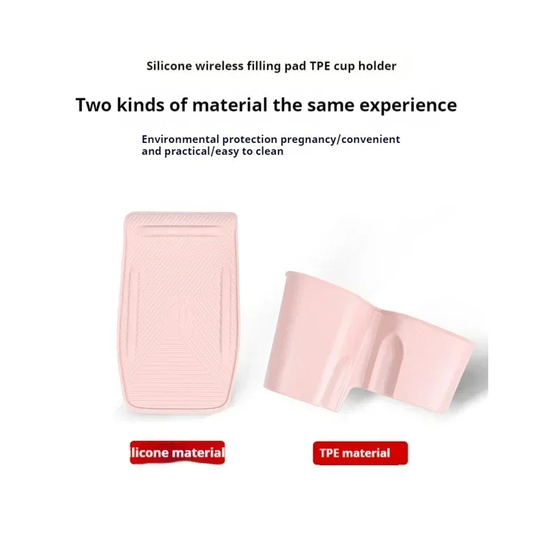 For BYD Seagull Wireless Charging Silicone Pad Interior Cup Holder Special Products Decorative Protection Artifact Accessories